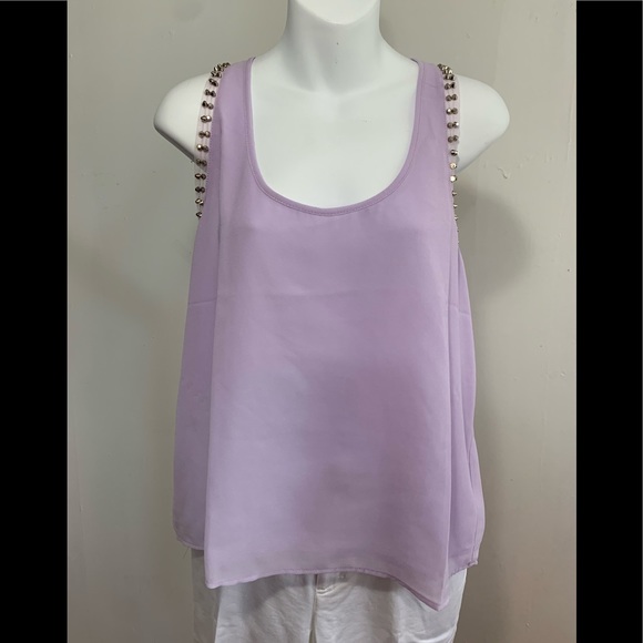 Rose Burg Sleeveless Blouse - Picture 1 of 7